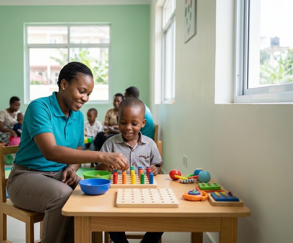 Child in a therapy session at Rehab Access
